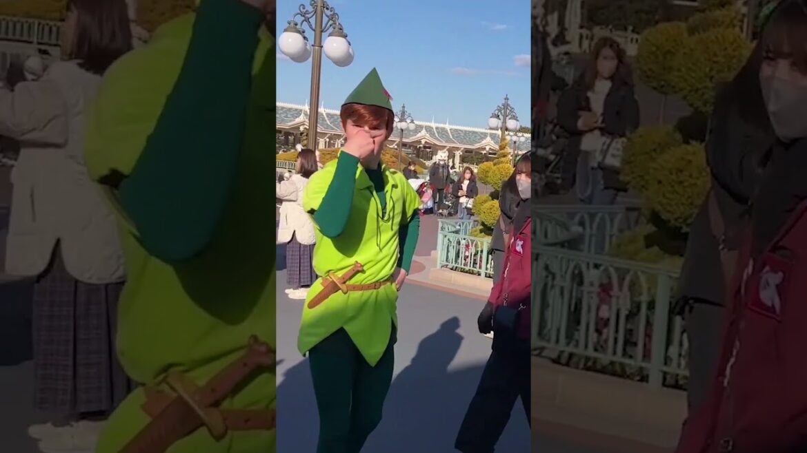 【ディズニー】ピーターパンが神対応してくれた! #shorts グリーティング!東京ディズニーランド/東京ディズニーシー/ネイボール