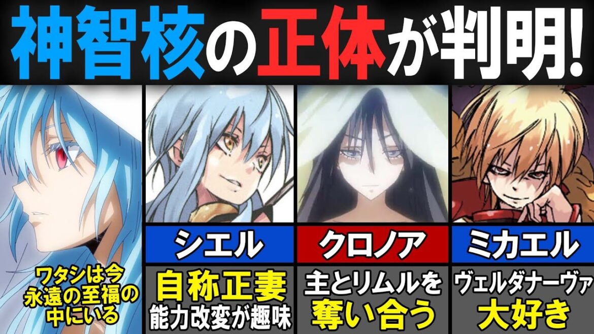 【転スラ】自我と感情を持つチートな存在!神智核を徹底解説!【転生したらスライムだった件(てんすら)】【考察/感想】