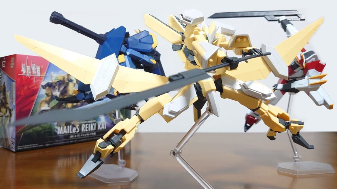 (巨大なウイングを展開!薙刀はスライド式に!レイキも改良機がHG化!)HG 1/72 メイレスレイキ改 レビュー