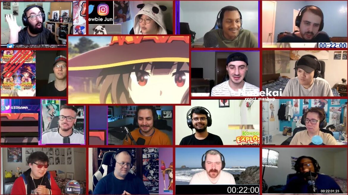 KonoSuba: An Explosion on This Wonderful World! Opening 「STAY FREE」 -react mashup (この素晴らしい世界に爆焔を!OP)