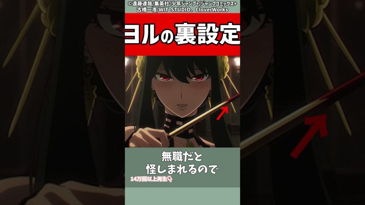 【名作】ヨルの裏設定【SPY×FAMILY考察】