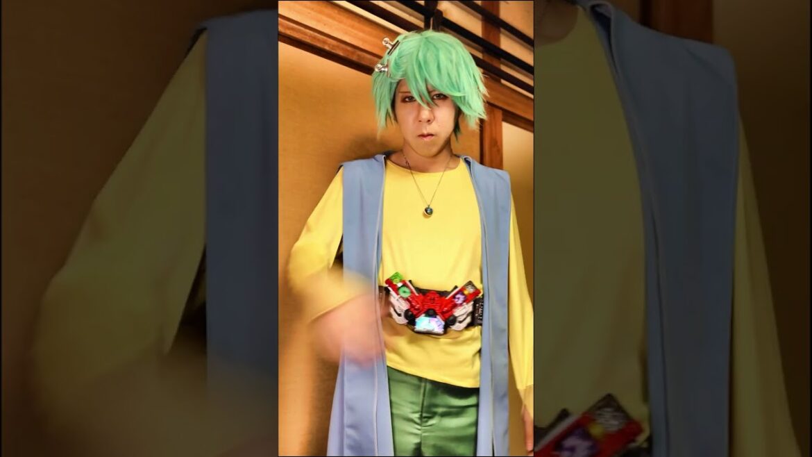 『コスプレ』風都探偵 フィリップのコスして仮面ライダーWに変身してみた ※設定無視ごめんなさい!!