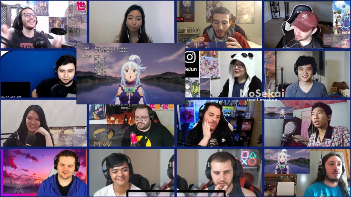 KONOSUBA Ending 「Chiisana Boukensha」 – React Mashup (この素晴らしい世界に祝福を!ED)