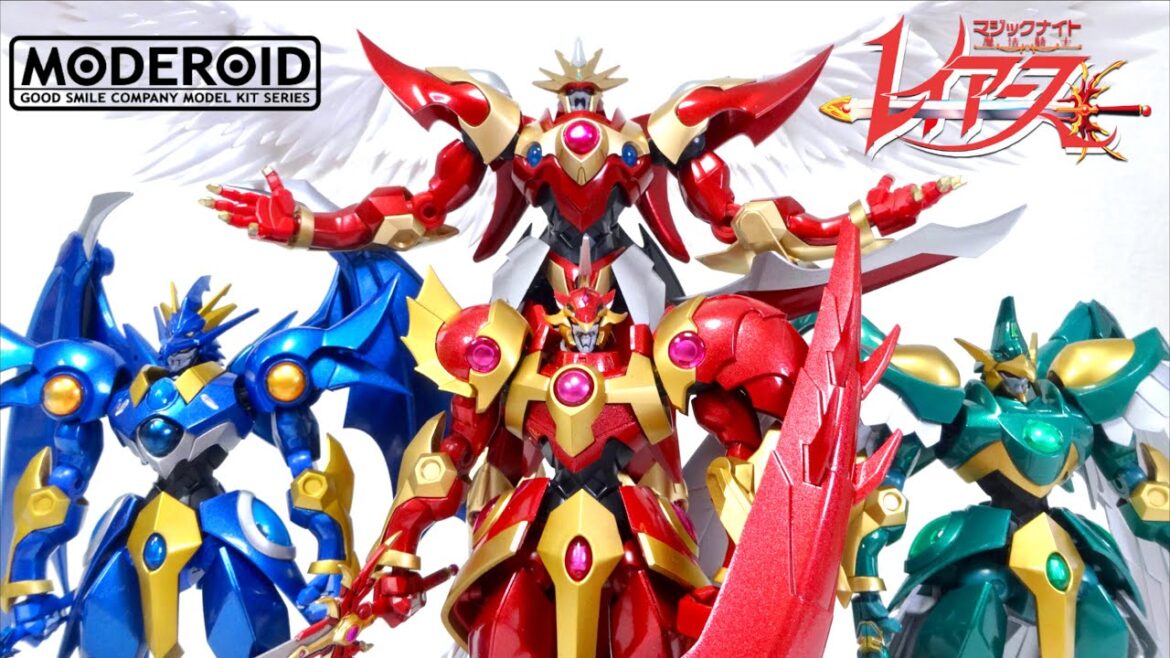 【 魔法騎士レイアース 】揃った!めっちゃ神々しい! MODEROID 合体魔神レイアース ヲタファの止まらないレビュー / Magic Knight Rayearth