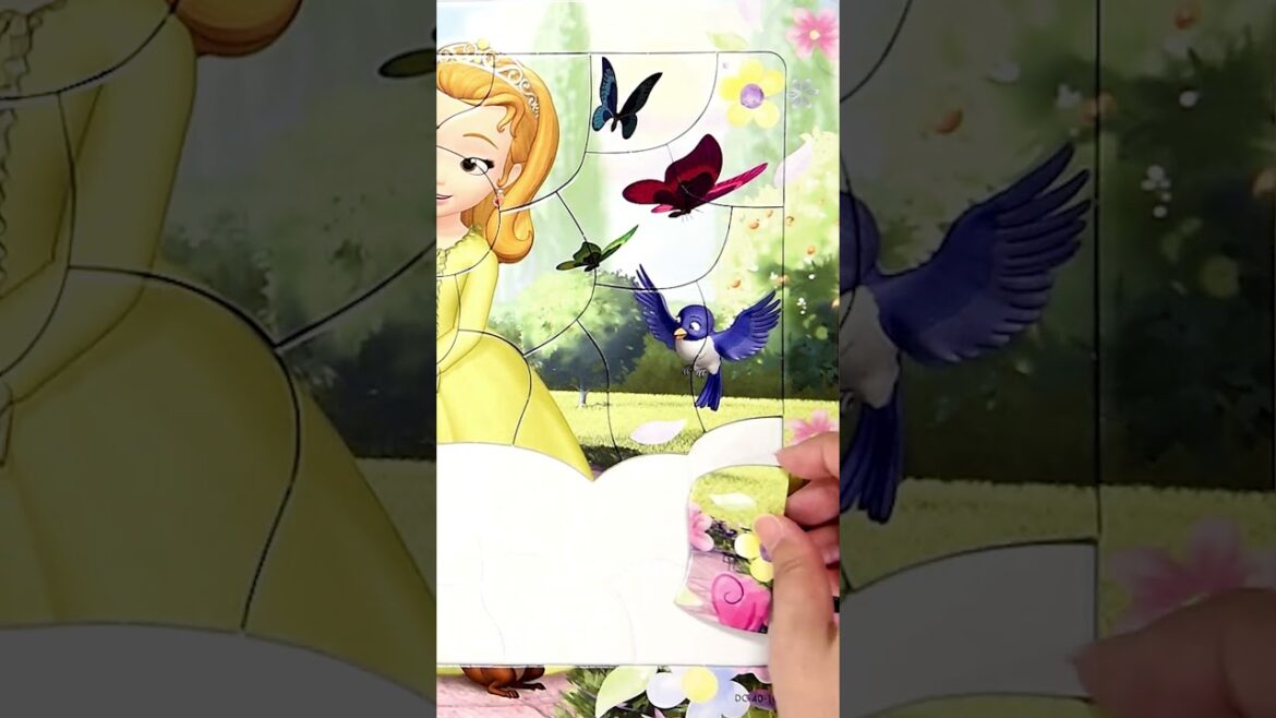【ディズニー おもちゃ】ちいさなプリンセス ソフィア 子供向けパズル ふたりはなかよし 40ピースをやってみた!Sofia the First toys #shorts