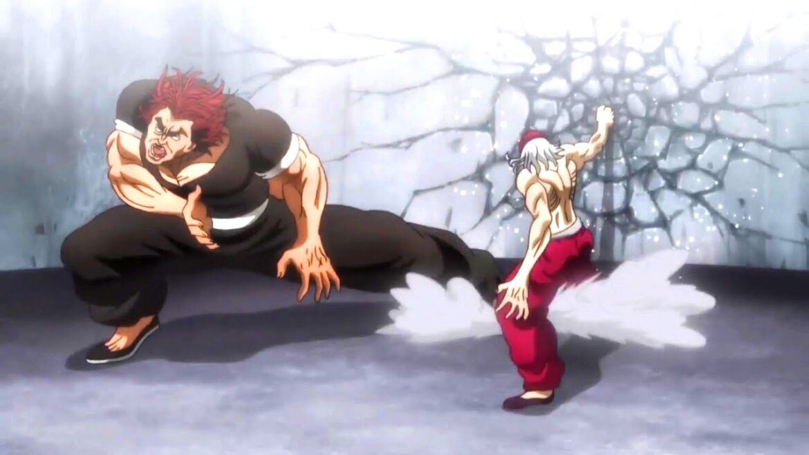 Baki Nockout the pride of America【バキ】世界最強の男・範馬と中国最強のグランドマスター・カクの対戦。