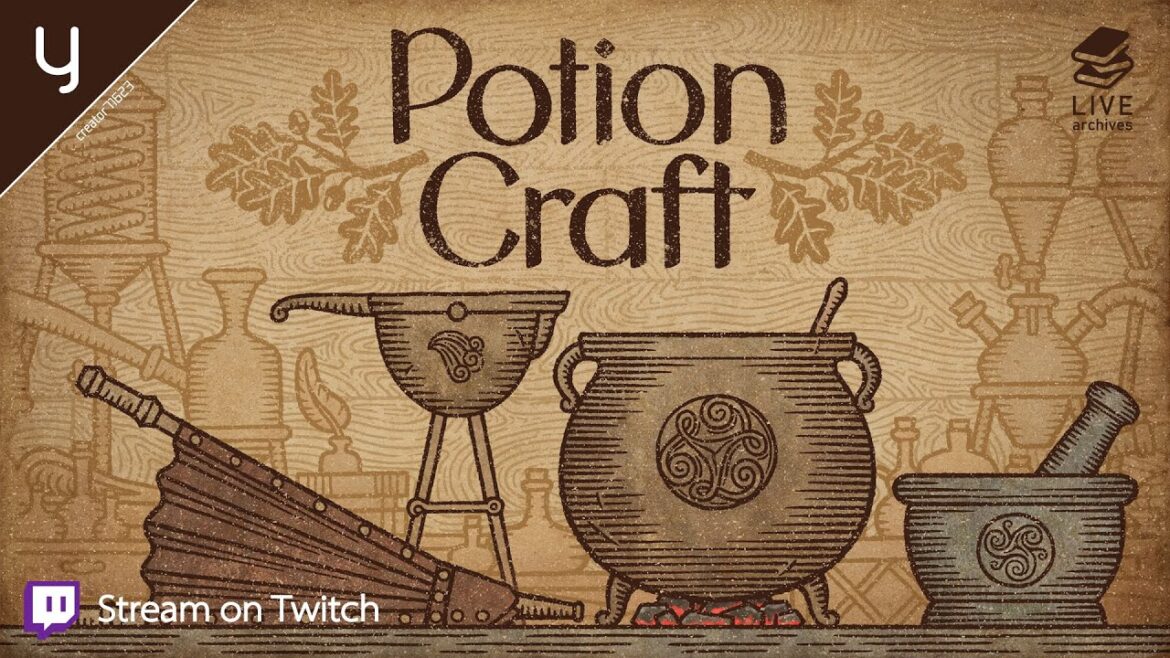 【Potion Craft】#1 ポーションクラフトで新人錬金術師に!【ゆうなぎいずむ】