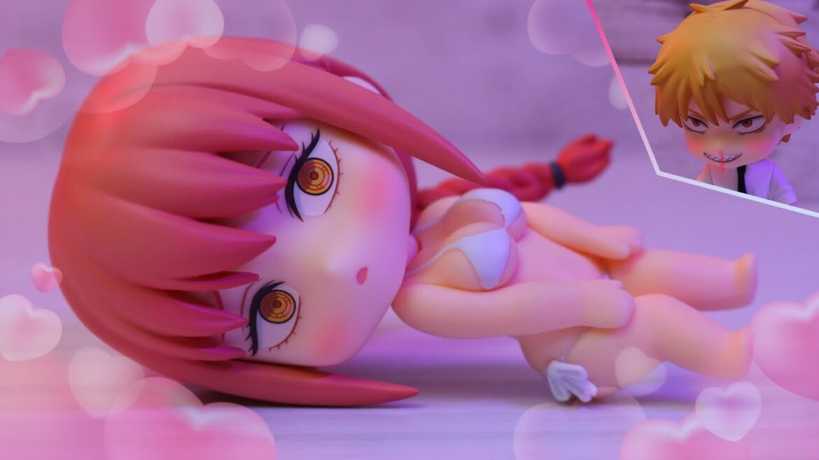 マキマさんの水着にドキッとするデンジ【チェンソーマン】【コマ撮り】【ねんどろいど】