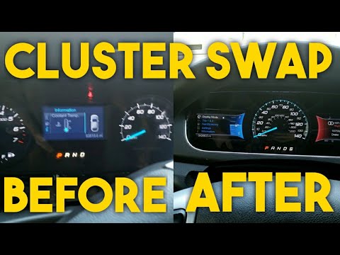 POLICE INTERCEPTOR GAUGE CLUSTER SWAP!!!