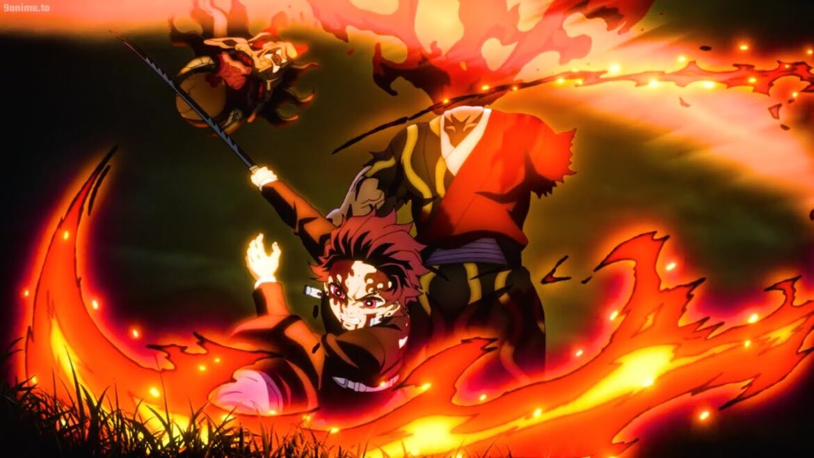 鬼滅の刃 3期11話 – 鍛冶屋の村での最後の戦い、炭治郎は上弦の肆の本体を斬首する