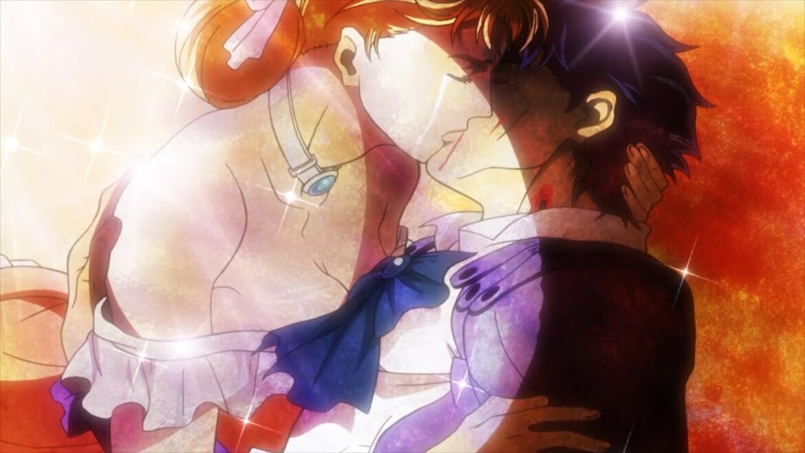 ジョジョの奇妙な冒険 – ジョジョはディオの頭を抱きしめ、ボートが爆発したときに亡くなりました