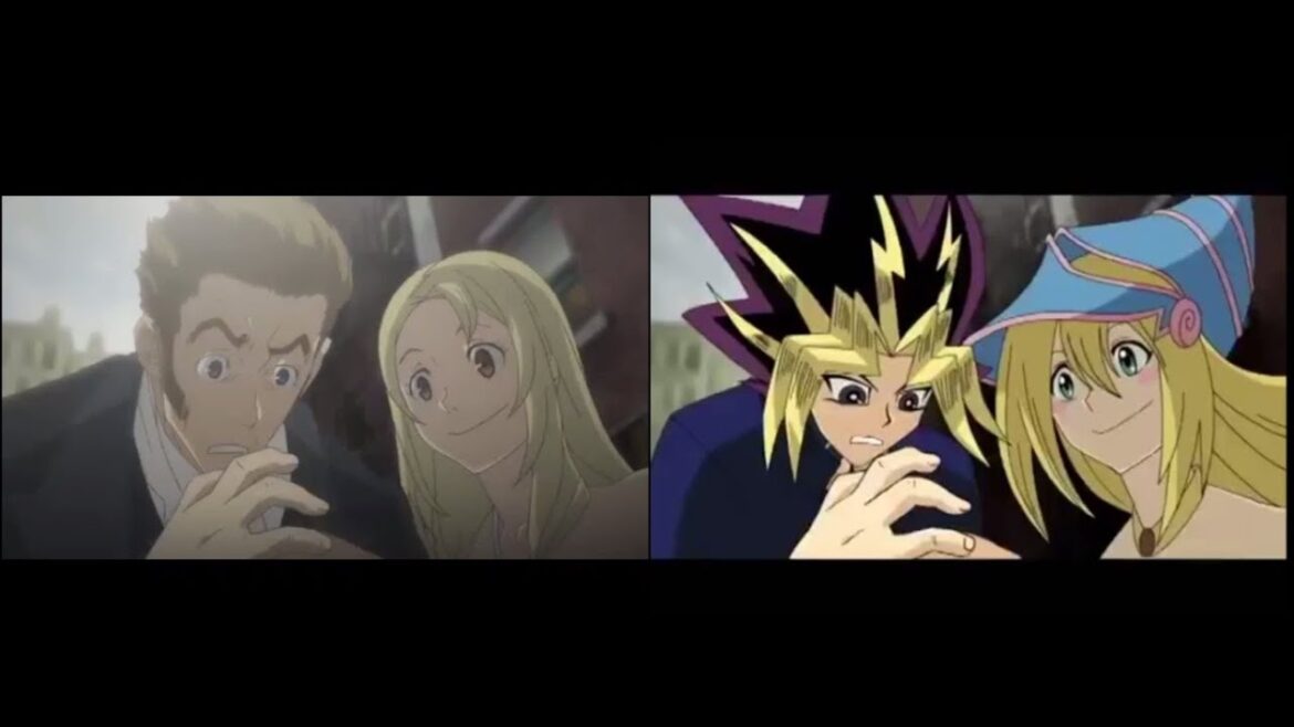 MAD Yu Gi Oh! x Bacanno OP Parody Side by Side Comparison