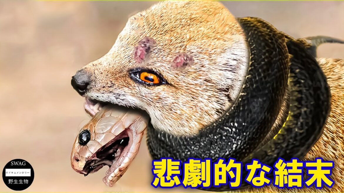 300マングースがキングコブラを容赦なく破壊したとき、何が起こったでしょうか? | 野生動物ドキュメンタリー