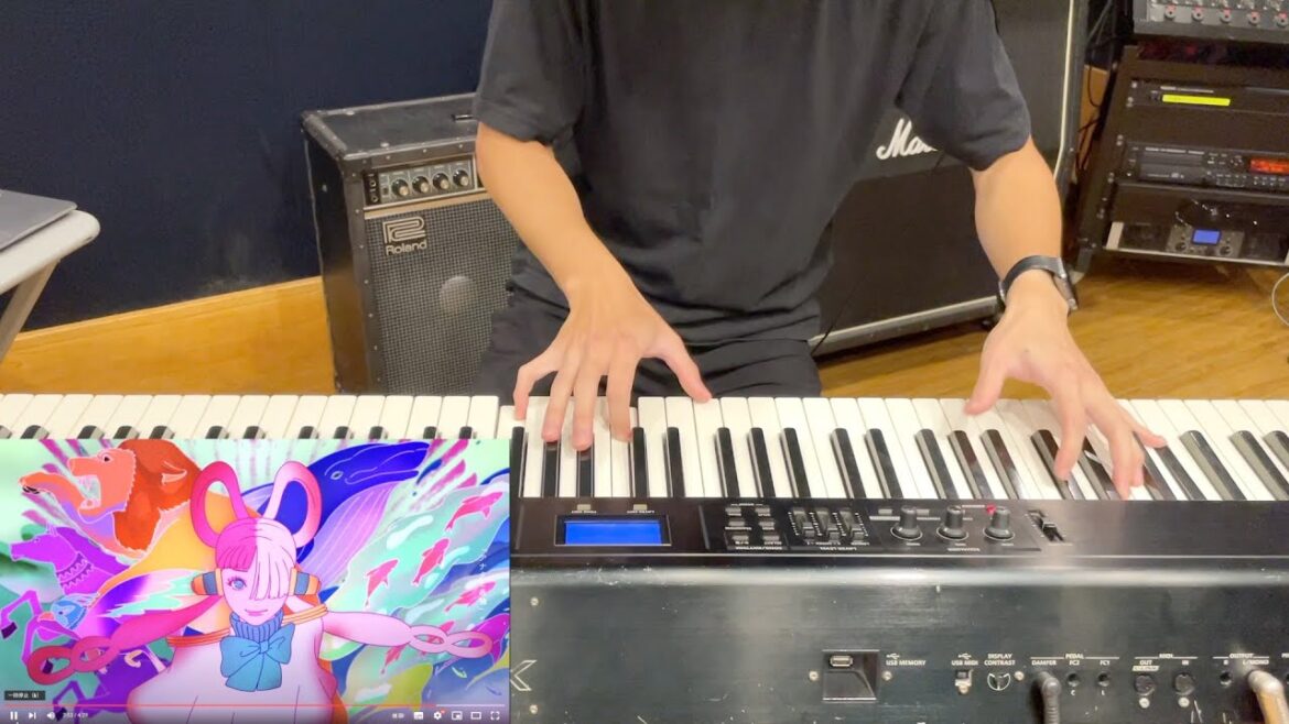 絶対音感の友達に「Ado /私は最強」初見で弾かせたら反応が面白すぎたwww【Piano】【ウタ from ONE PIECE FILM RED】