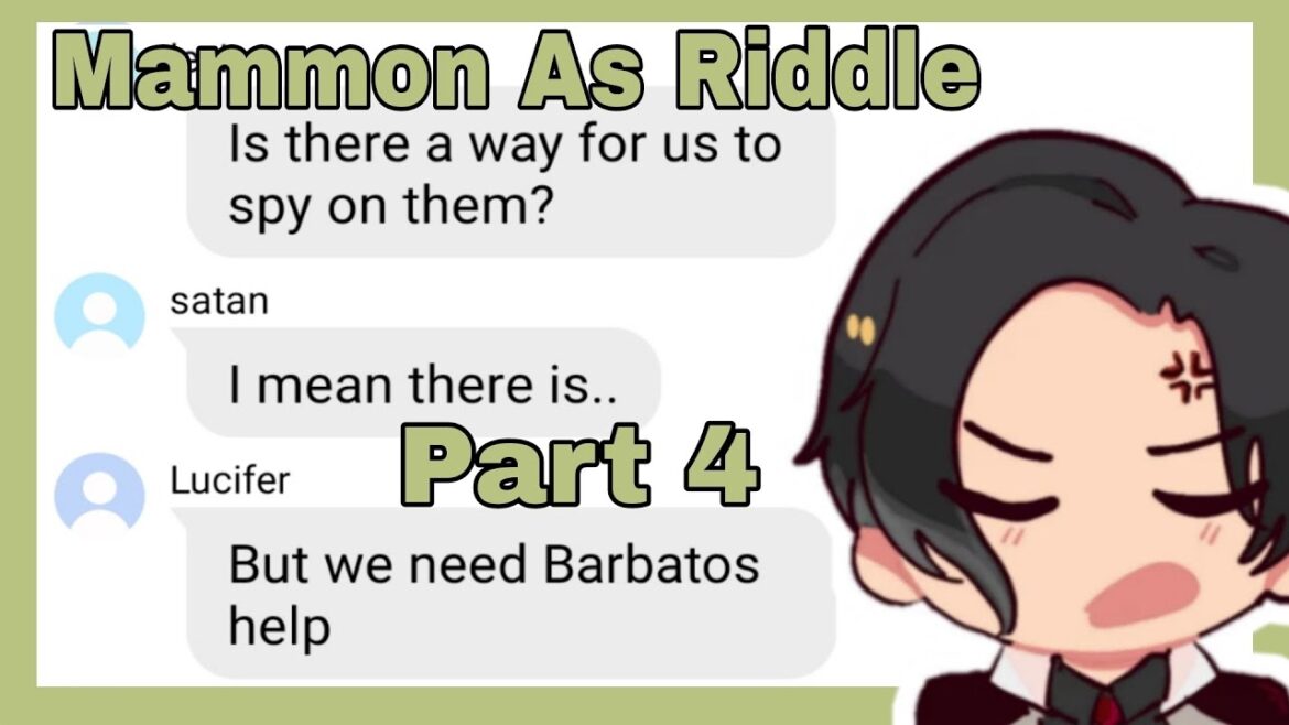 Obey me text: Mammon as Riddle || Part 4