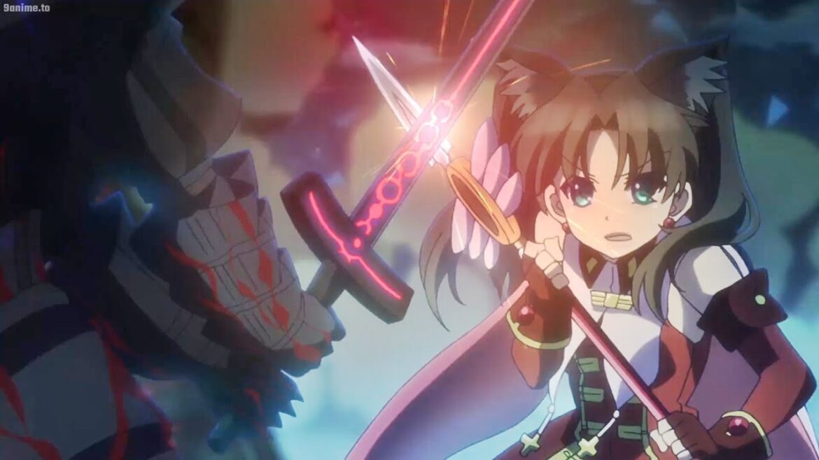 プリズマ☆イリヤ – 突如現われたセイバーによって攻撃を受けるイリヤたち , Ilya and others attacked by Saber who suddenly appeared