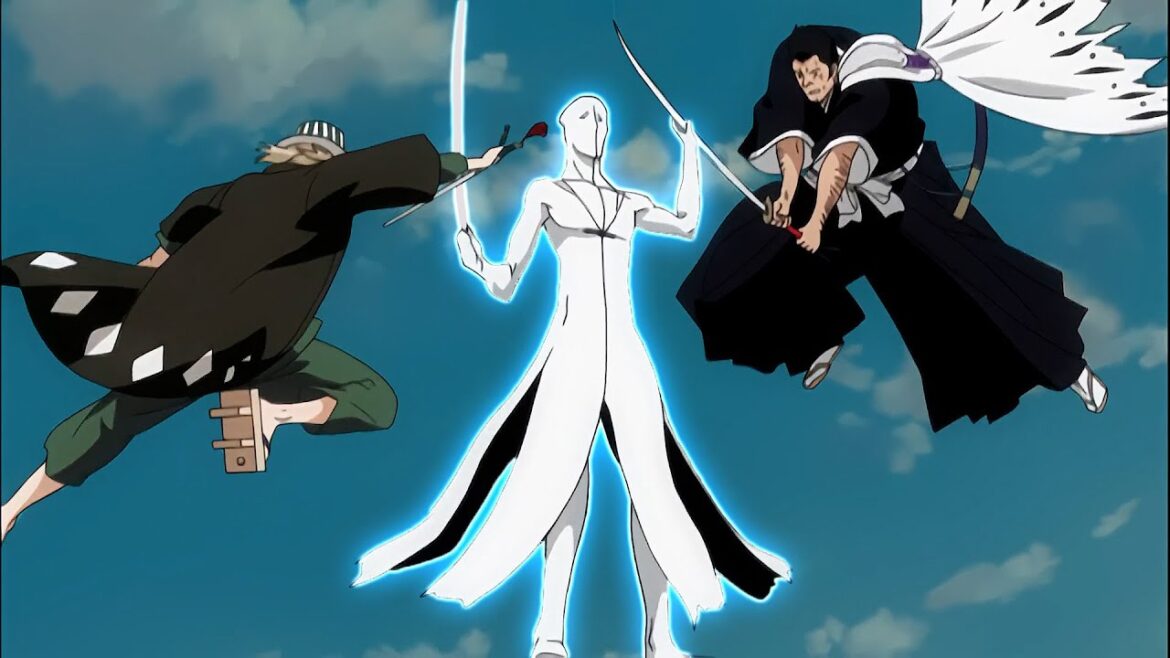 「ブリーチ 千年血戦篇」藍染は素手で攻撃を簡単にブロックすることで一心と浦原の力を侮辱します | Aizen insults the power of Urahara and Isshin