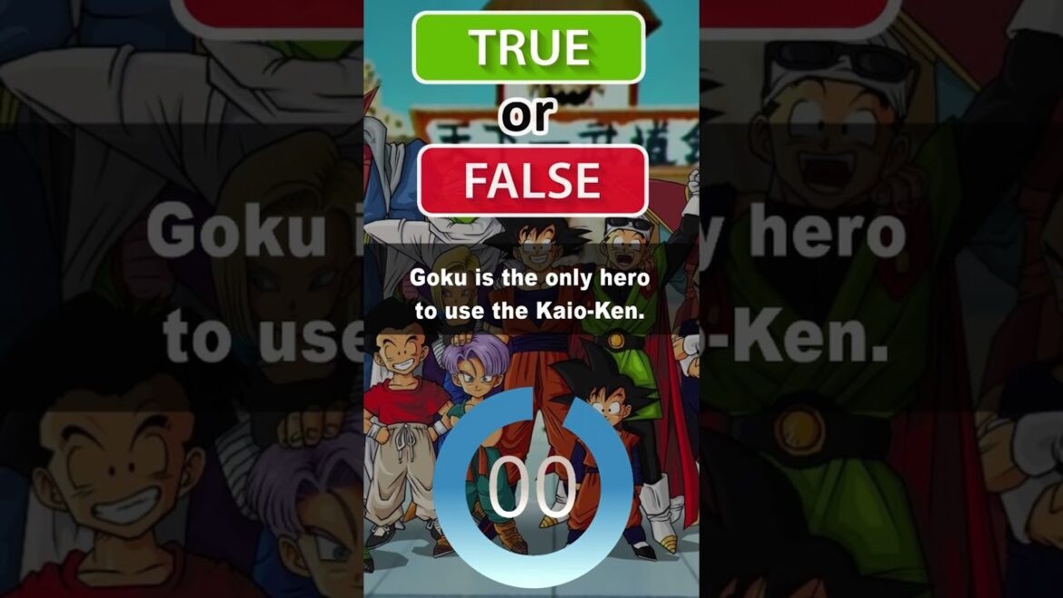 True or False Anime Quiz Dragonball #shorts