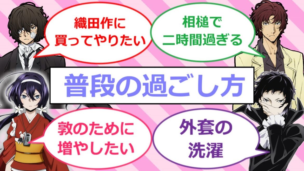 【文スト】アニメイト池袋本店の企画で原作者が明かした、各キャラの裏話【ボイスロイド解説】