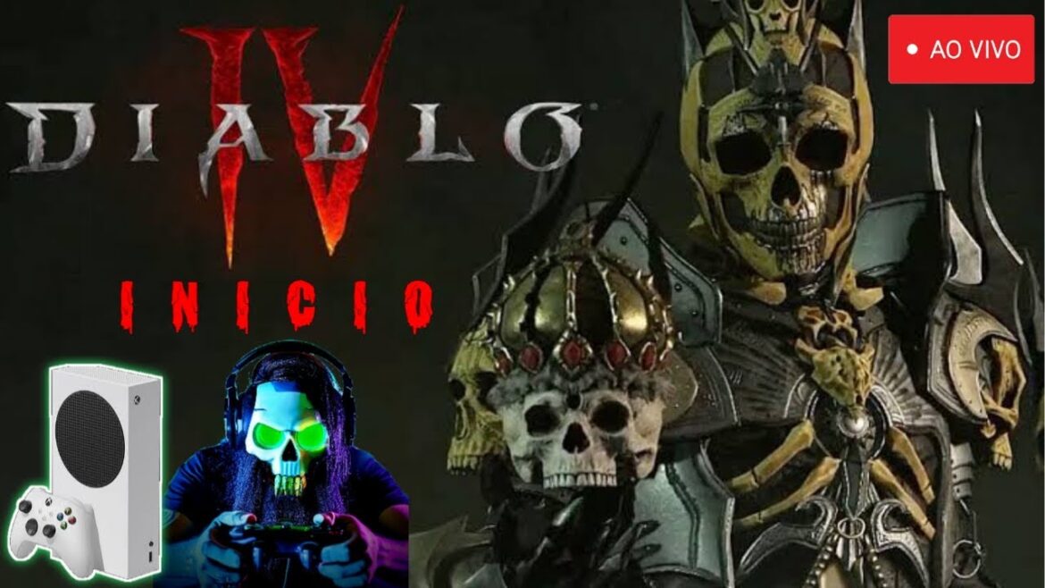 🔴DIABLO 4/NECROMANTE {CAPETA 4) #xboxseriess   #diablo4 #necromancia #necromante INÍCIO
