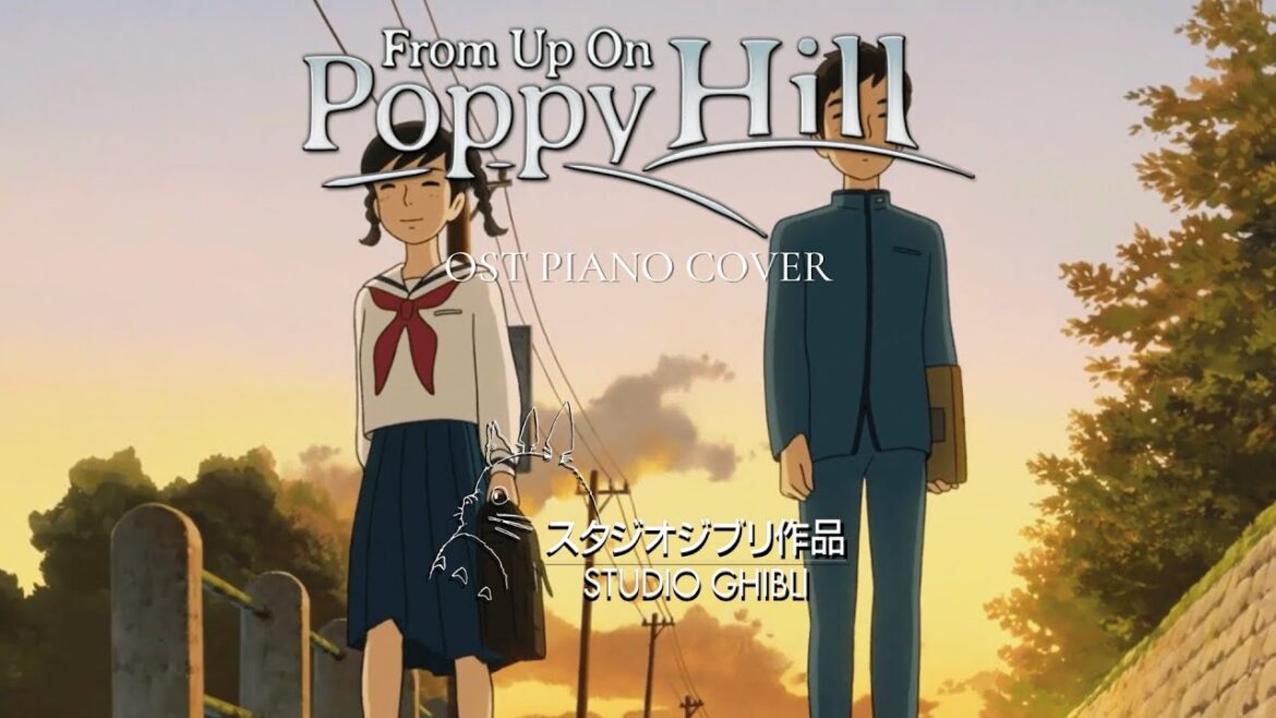 From Up on Poppy Hill OST – First Love (初恋の頃) | 1 Hour Loop | BGM ✍ 💤 🎧 | Piano Cover