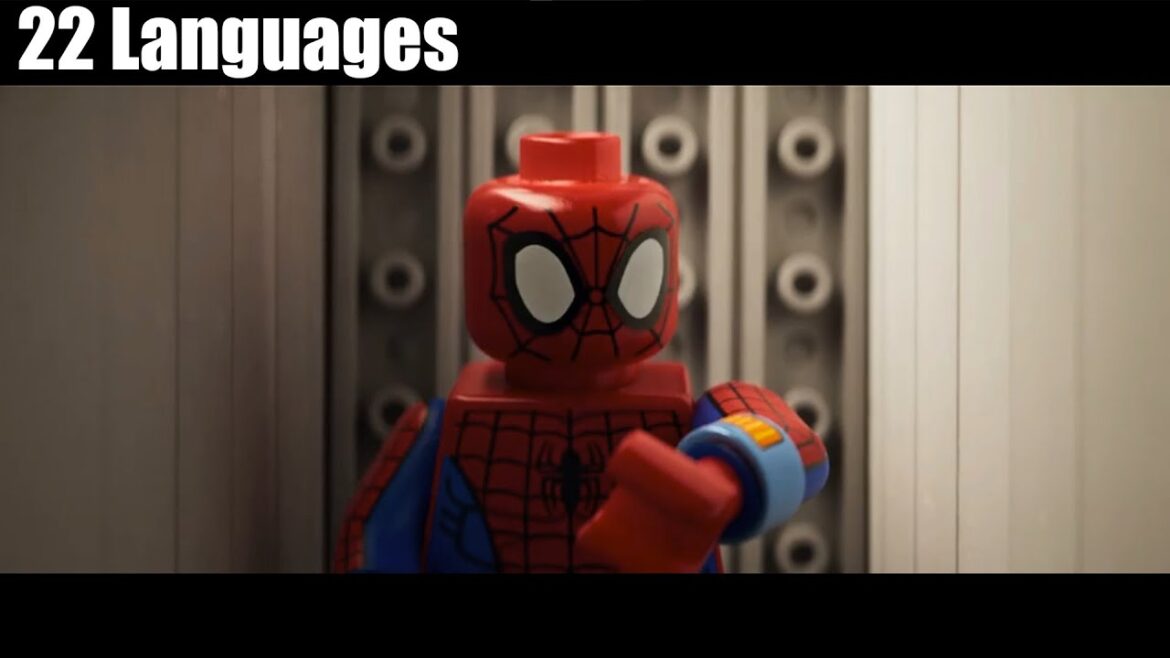 Across the Spider-Verse Lego Spider-Man in 22 Languages