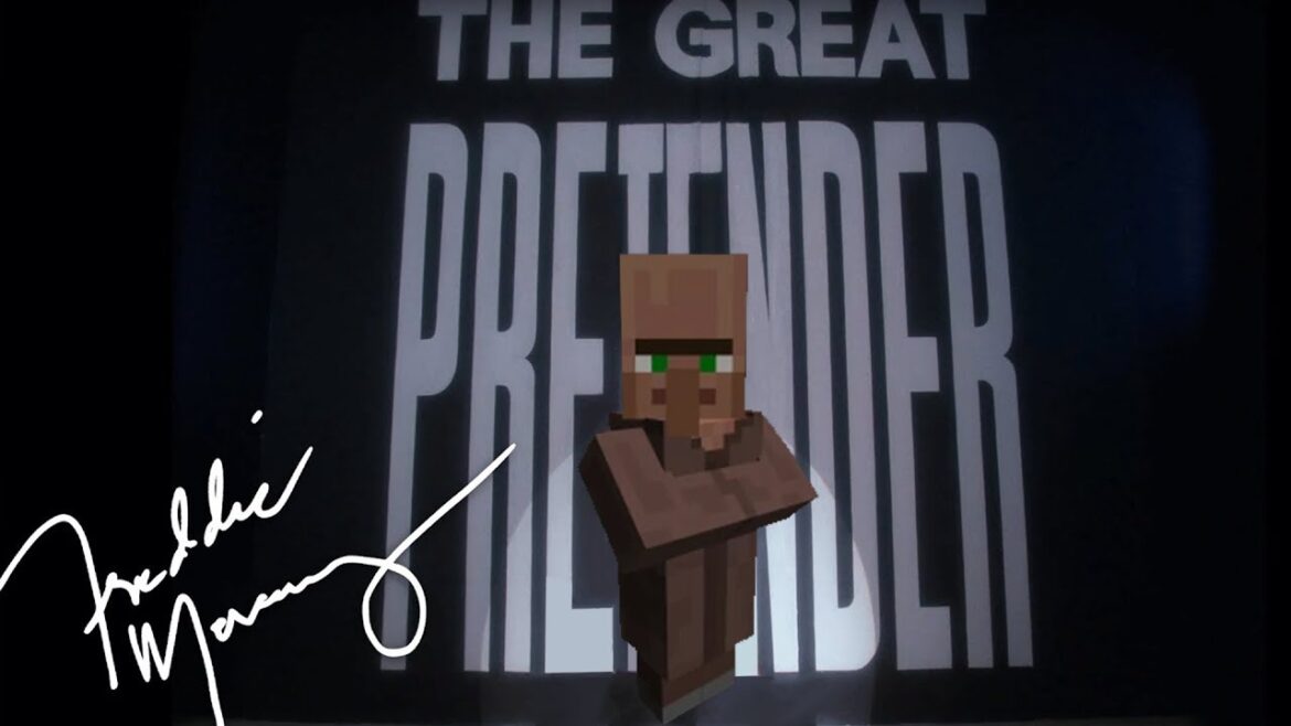 Minecraft Villager – The Great Pretender (Freddie Mercury) – AI COVER