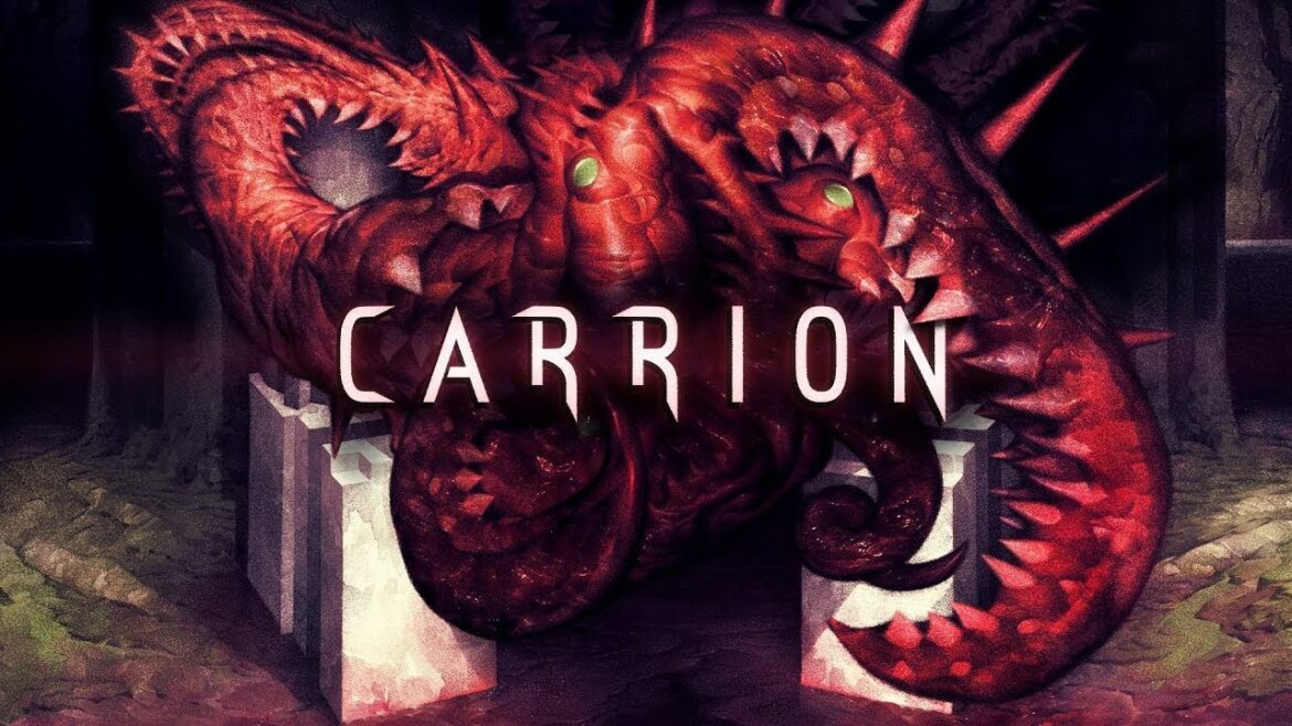 【CARRION】夜中に愛玩ペットの触手と戯れる