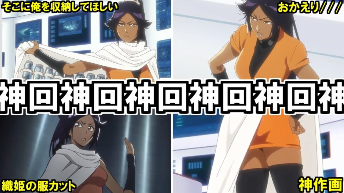 【BLEACH】アニメ千年血戦篇22話 11年ぶりの夜一登場に世界中が涙…。弓親の爆弾発言がカットされないなど神シーン連発の神回【ネタバレ注意】