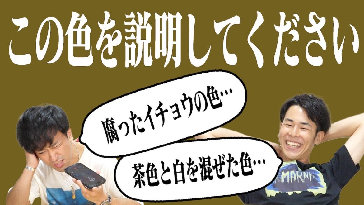 言葉にしにくいものを電話で簡潔に説明しろ!説明力バトル!