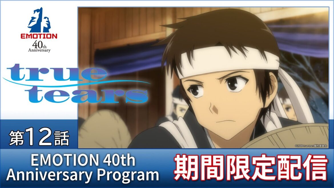 『true tears』第12話「何も見てない私の瞳から…」<2023年9月22日(金)15時までの期間限定配信>|【EMOTION 40th Anniversary Program】