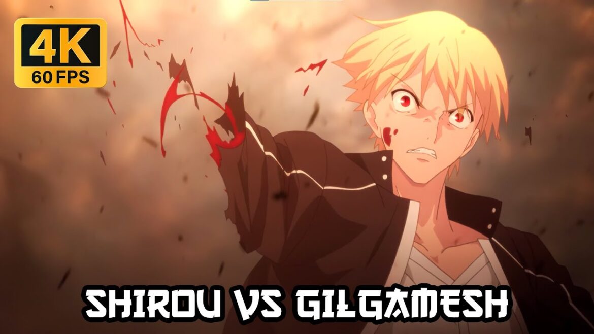 Shirou vs Gilgamesh | Fate/Stay Night Unlimited Blade Works | 4K 60FPS