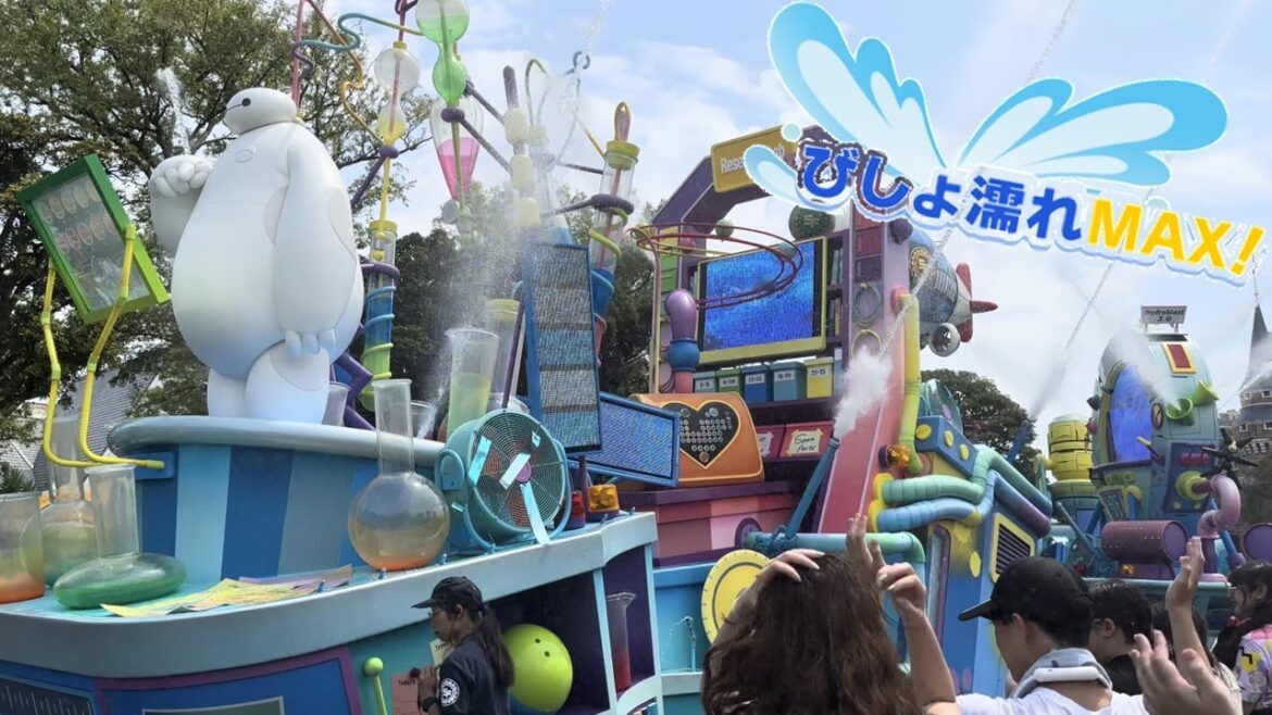 完全版!ベイマックスのミッション・クールダウン びしょ濡れMAX!  Baymax’s Mission: Cool Down #disneyland #ディズニーランド