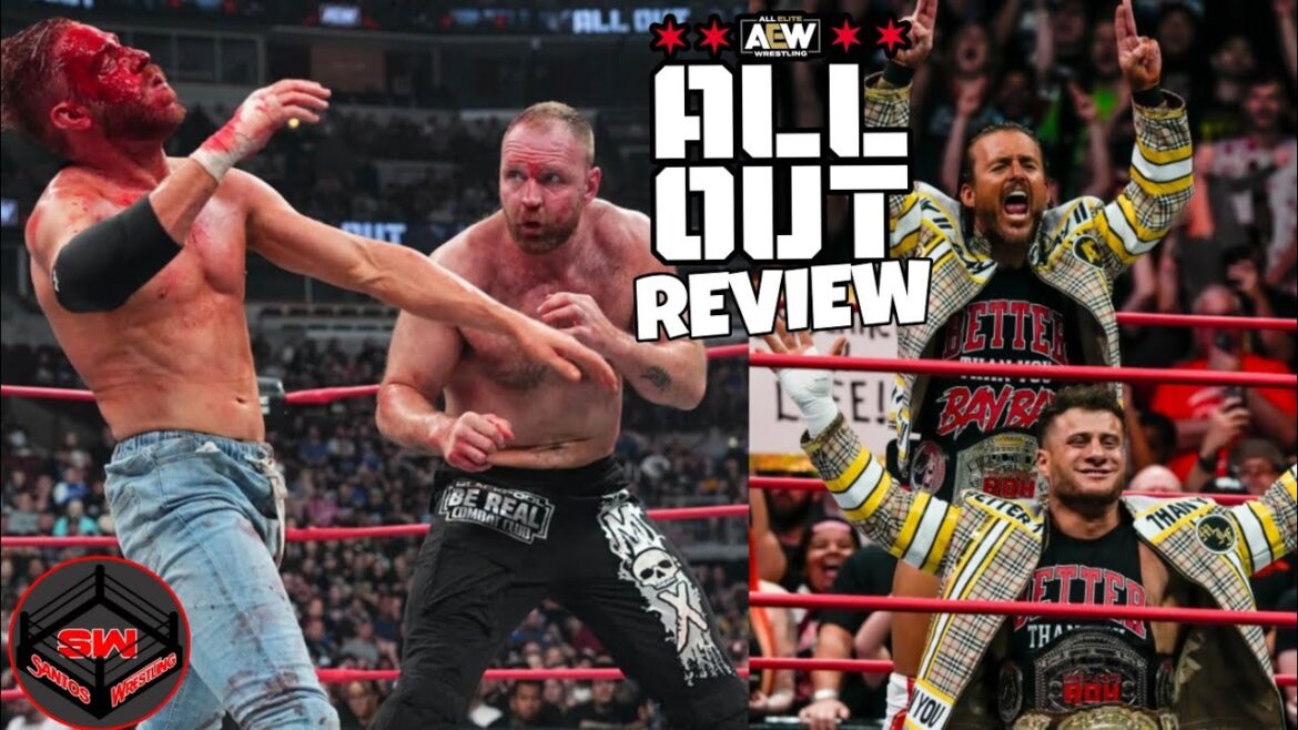 JON MOXLEY NUEVO CAMPEÓN EN CHICAGO!!!, AEW ALL OUT 2023