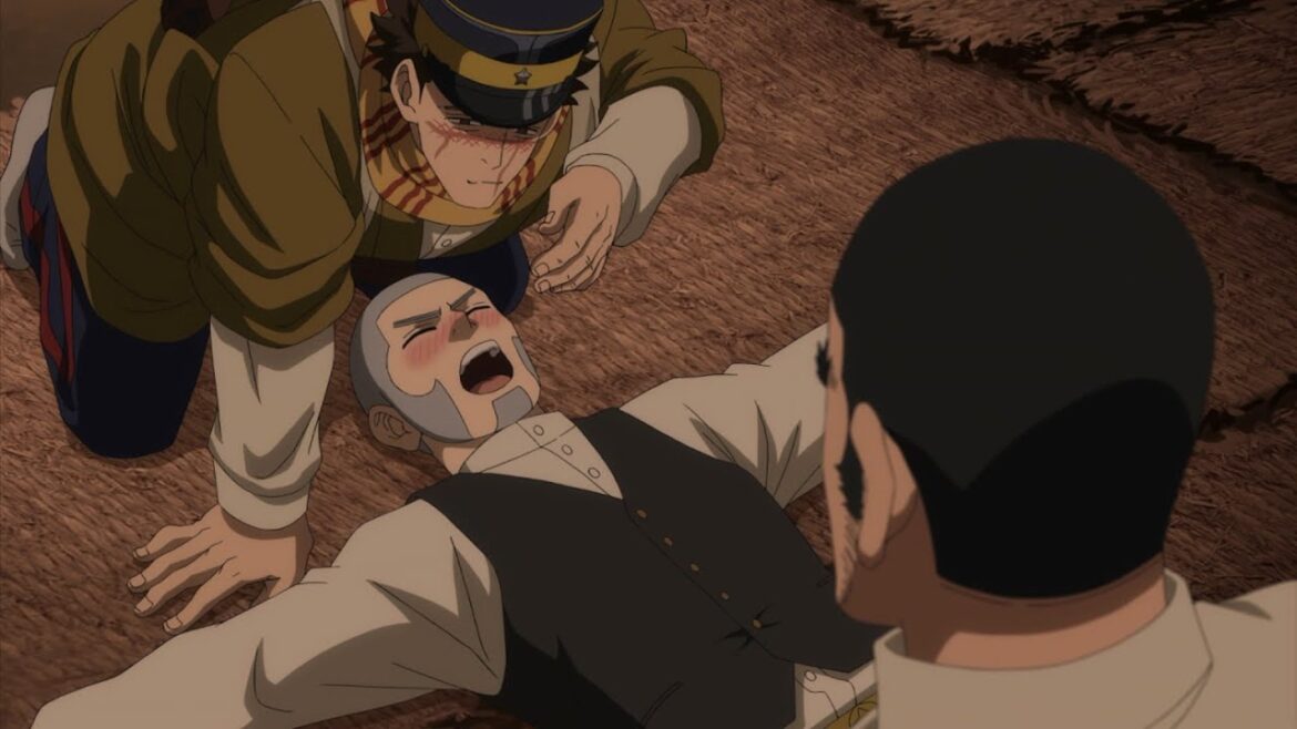 Golden Kamuy – Sugimoto feeding Shiraishi