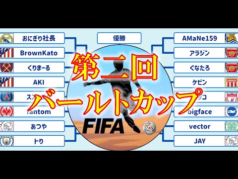 【FIFA23】第二回バールトカップ準優勝!! アラジン視点(アーセナル使用:富安スタメン起用)