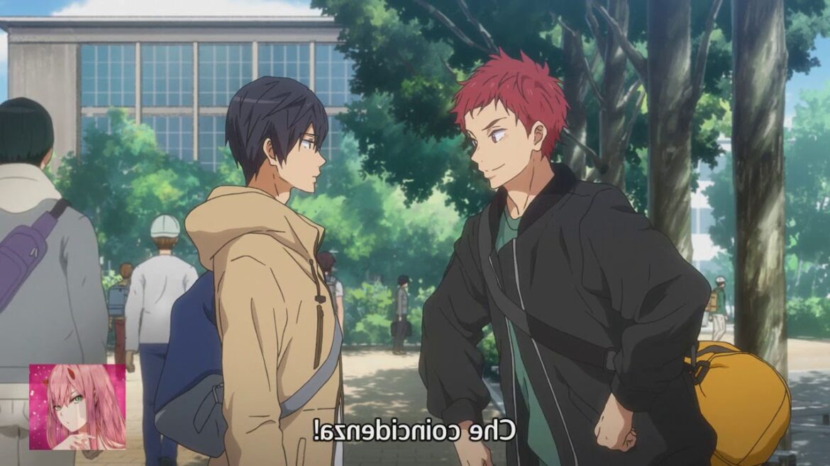 Free! Dive to the Future Clip #1 – Asahi and Haruka meet again