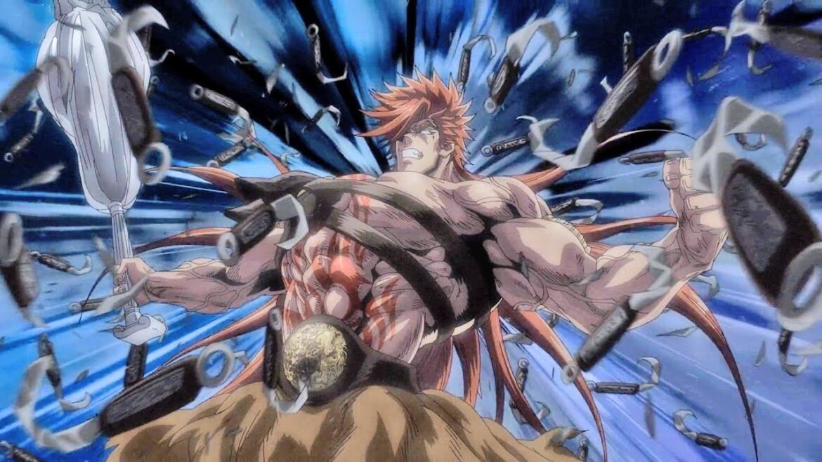 終末のワルキューレII後編| Jack threw thousands of knives and cut off a Heracles arm that fell on the roof