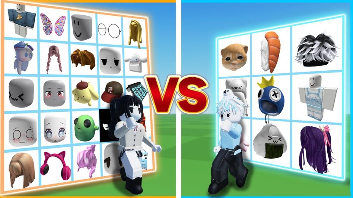 アバターアイテムでビンゴ対決をしたら最悪なことになった…🎮【ロブロックス/ROBLOX】【無料vs課金】