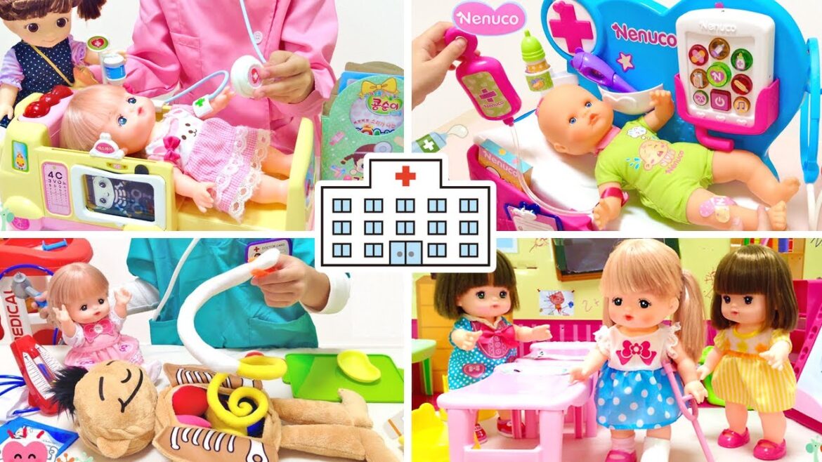 お医者さんごっこ 人気動画まとめ 連続再生 メルちゃん ネヌコ 70cleam / Pretend Play with Doctor Toys Videos Compilation
