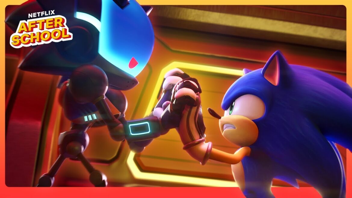 Sonic vs Chaos Sonic FIGHT! ๐ค๐ฅ Sonic Prime | Netflix After School