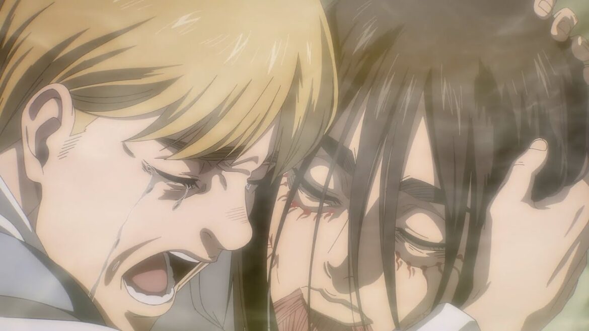 Mikasa gave Eren her last kiss, Armin cried – 進撃の巨人 The Final Season完結編