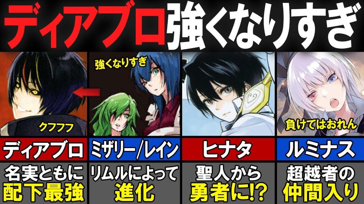 【転スラ】【後編】3期以降の進化がヤバい!?アニメ2期よりさらに強くなるキャラを解説!!【転生したらスライムだった件(てんすら)】【考察/感想】