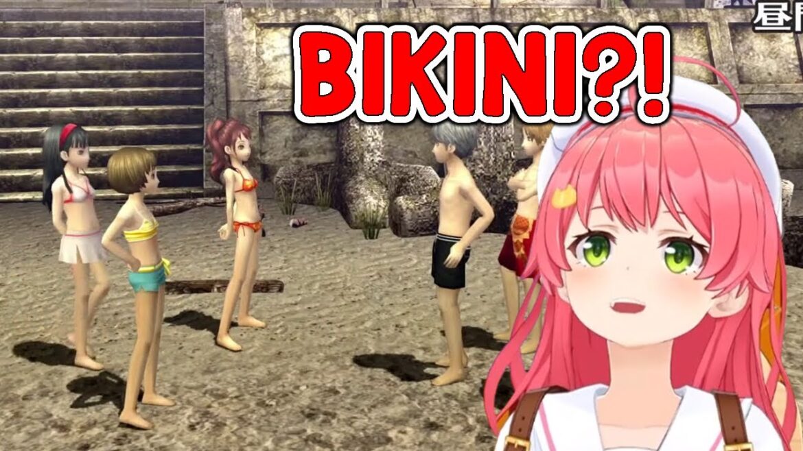 Miko’s reaction to persona 4 beach scene