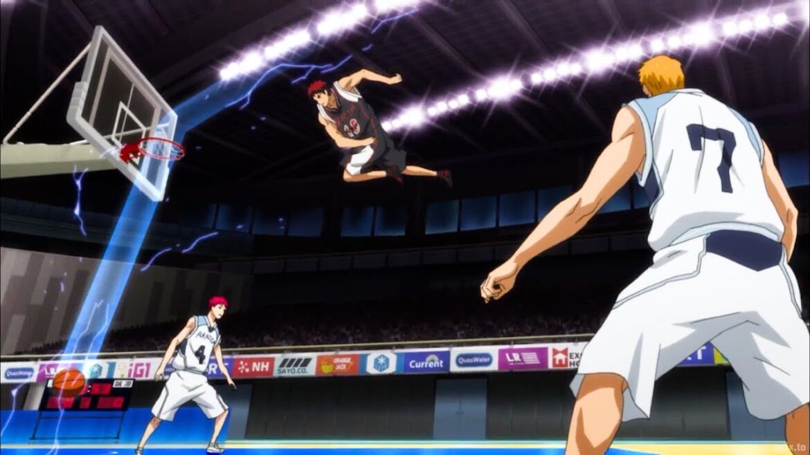 黒子のバスケ! Kagami use his strength to preemptively attack Akashi