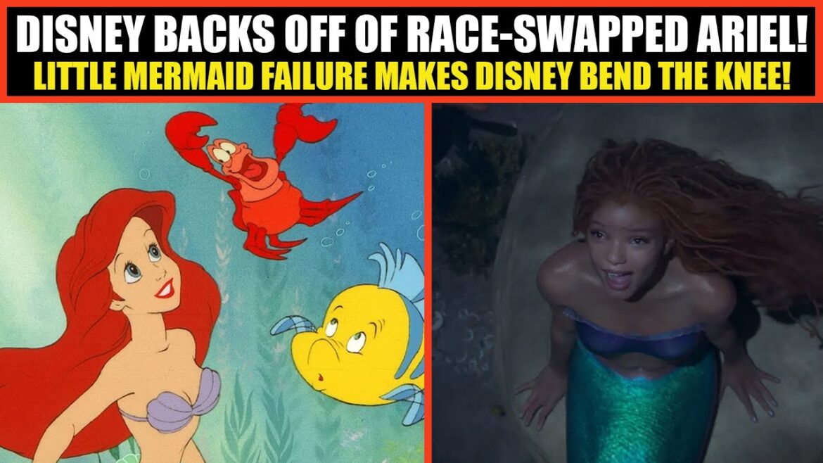 Disney BENDS THE KNEE After Little Mermaid FAILURE | Ariel No Longer Race-Swapped in NEW Project Art
