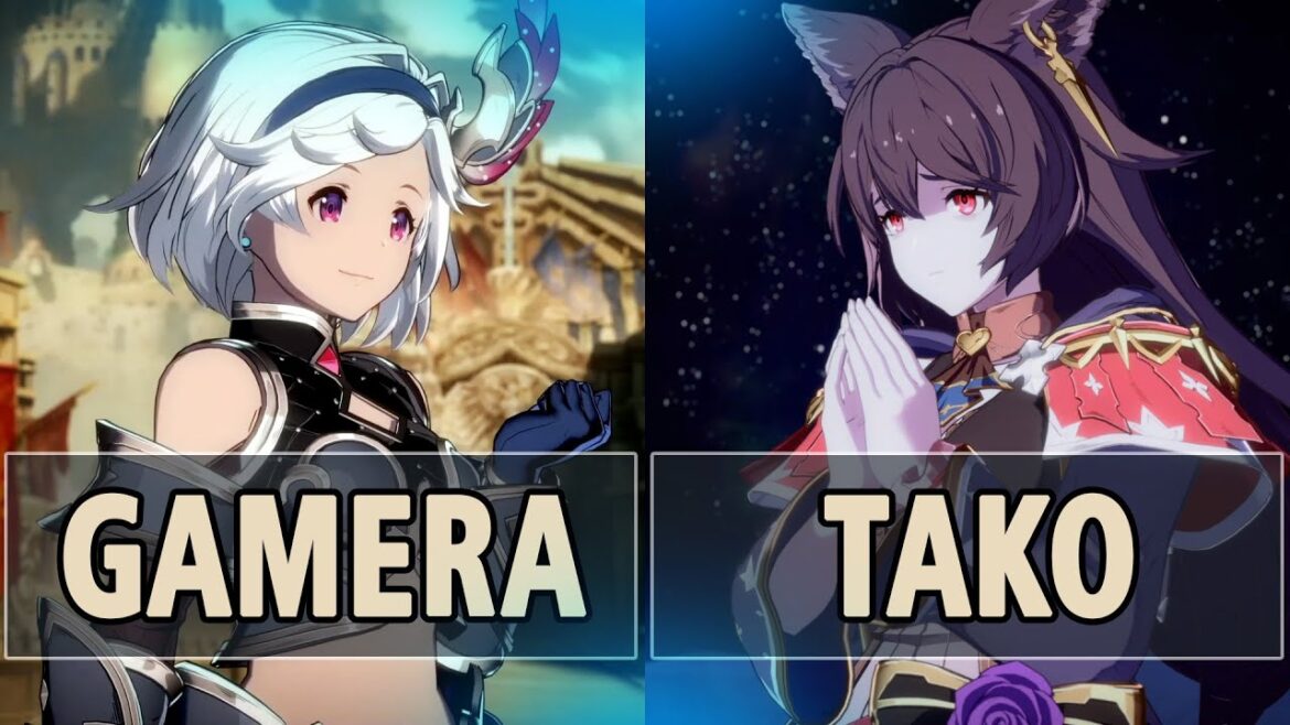 GBVSR: Gamera (Djeeta) Vs Tako (Nier) | High Level Gameplay.