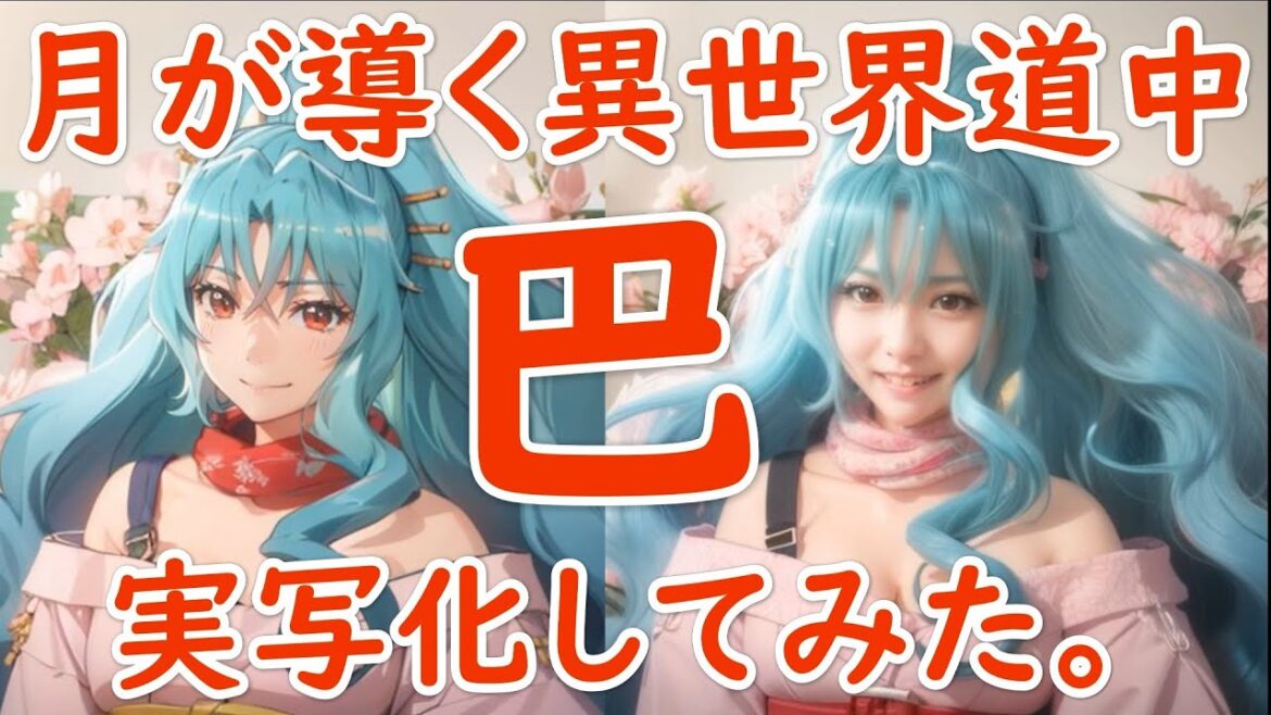【月が導く異世界道中】巴を色々実写化していたら…