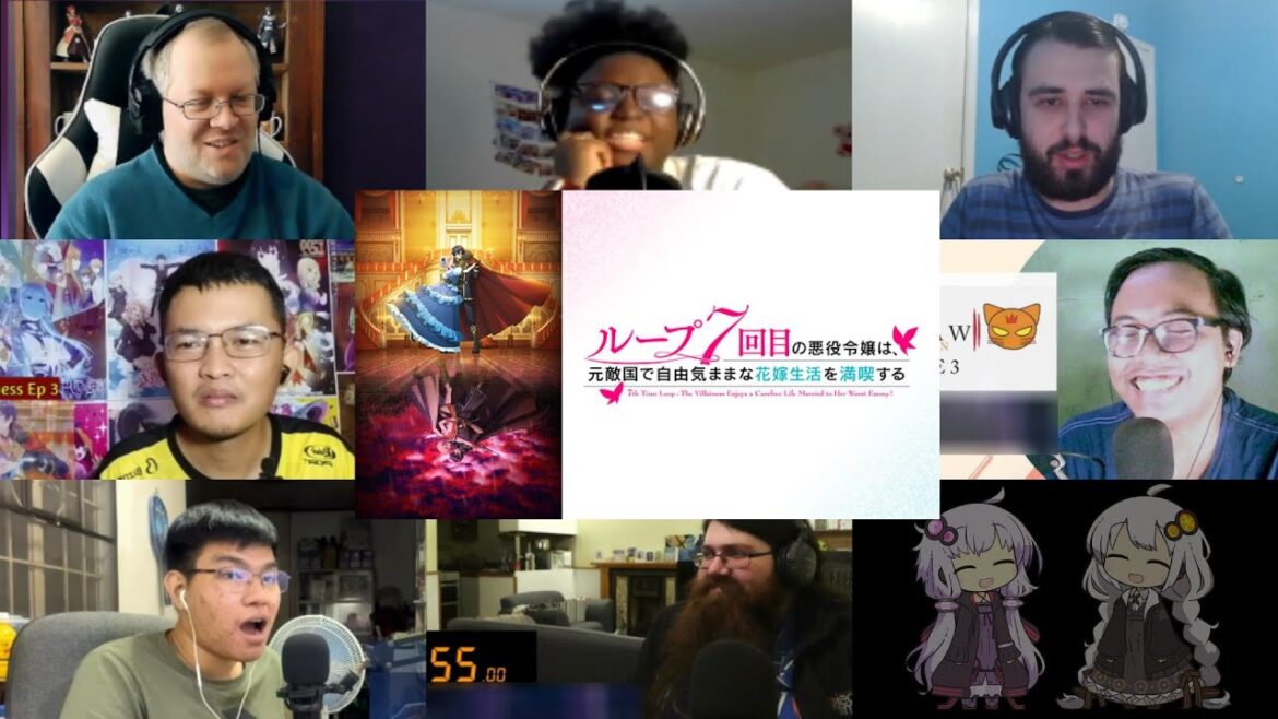 【海外の反応】ループ7回目の悪役令嬢は、元敵国で自由気ままな花嫁生活を満喫する 3話 7th Time Loop Episode 3 Reaction Mashup