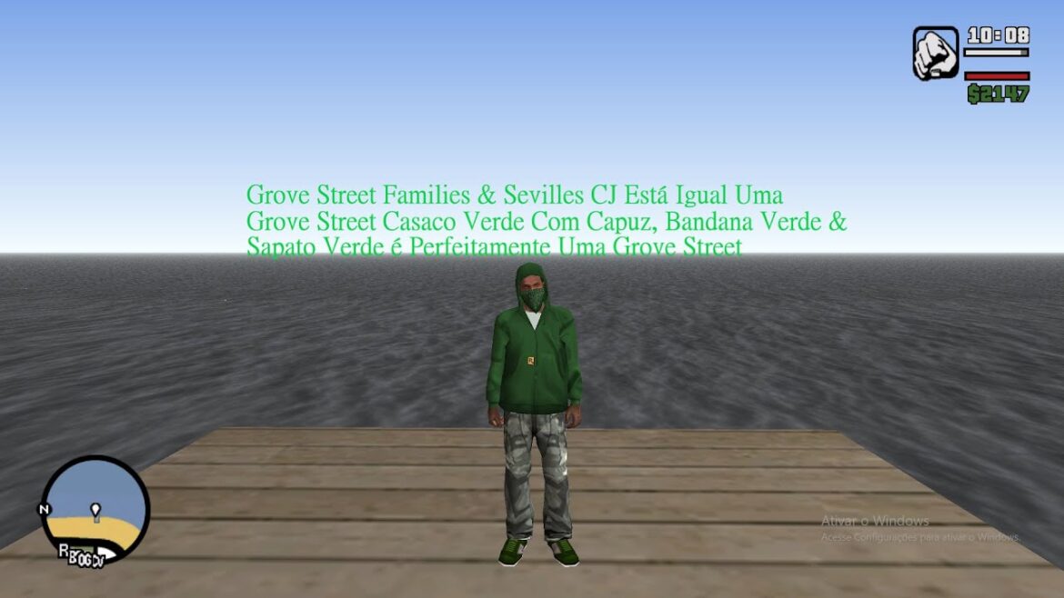 Zerando o GTA San Andreas Sem Cheats #2 Agora o CJ Ficou Bom De Capuz Verde Grove Street!